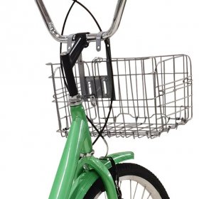 Single Speed Adult Tricycle 24" Wheeled Bicycle for Shopping, Comfort Cruiser Bike for Men & Women, with Soft Padded Seat Backrest,Dark Green