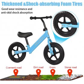 SINGES Kids Balance Bike without Pedal, Children Toddlers Balance Walking Training Bicycle for Ages 2-7 Years Old Kids