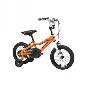 Duzy Customs 14 Orange Kids Bike With Five Minute Quick Assembly