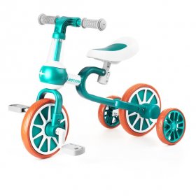 Novashion Novashion Sidewalk Bike, 12-inch wheels, ages 6-12 months, Blue/Green/Pink