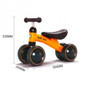 Goolrc YANG KAI Suitable for Age 1-3 Year Baby Balance Bike 4 Wheels Learn To Walk No Foot Pedal Riding Toy