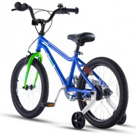 RoyalBaby Chipmunk 12 inch MK Sports Kids Bike Summer Blue With Training Wheels
