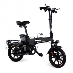 XPRIT 14'' Folding Electric Bike, Light Weight, LCD Display, Full Throttle/Pedal Assist