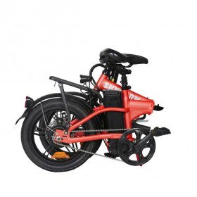 NAKTO Folding Electric Bicycle 16'' Red Skylark