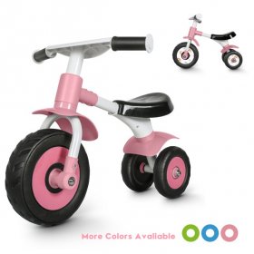Besrey besrey Baby Balance Bike Bicycle, Cute Toddler Balance Bike Bicycle with 3 Wheels for Boys Girls 1 -2 Year Old, Train Baby from Standing to Running with Comfortable Seat, No Pedal