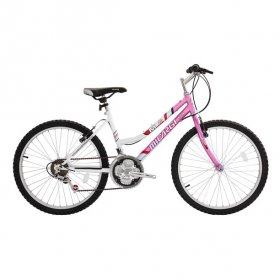 Wonder Wheels 24" Mtb 18 Speed Bicycle, Bike, Alloy Frame Alloy Rims 36H - Pink