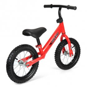 Bestgoods Kids Balance Bike for 2-5 Year Olds with Rubber Tires, Adjustable Seat, Easy Step Through Frame Bike for Boys and Girls, No Pedal Toddler Bike, Lightweight Kids Bicycle