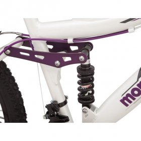 Mongoose Ledge 2.1 Mountain Bike, 26-inch wheels, 21 speeds, womens frame, white