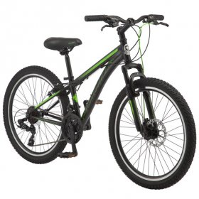 Schwinn Sidewinder Mountain Bike, 24-inch wheels, boys frame, black
