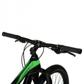 Hyper Bicycles 29in Men's Carbon Fiber Mountain Bike, Black/Green