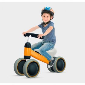 Bounce Master Bounce Master Sturdy Baby Balance Bike for Boys and Girls 6 to 24 Months, 1 Year Old and 2 Year Old - Safe & Perfect as 1st Bike or Gift (Orange)