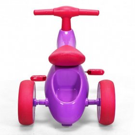 Apontus 2 in 1 Toddler Tricycle Balance Bike Scooter Kids Riding Toys w/ Sound & Storage-Pink