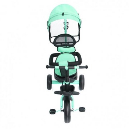 ONVEVER Baby Kids Trike, 4 in1 Baby Kids Trike Girls Boys Push Along Tricycle Toddlers 3-Wheel Pedal Bike (Green)