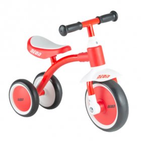 Yvolution Neon Trike Mini-Walker Ride On - Red | Baby's First Balance Bike for Boys and Girls Age 10 Months to 2 Years