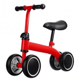 S-morebuy 22 Inch Baby Balance Bike Walker Kids Ride on Toy for 1-5 Years Old Children For Learning Walk Four Wheel Scooter No Foot Pedal