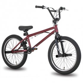 Hiland 20'' BMX Freestyle Bike for Boys with 360 Degree Gyro & 4 Pegs