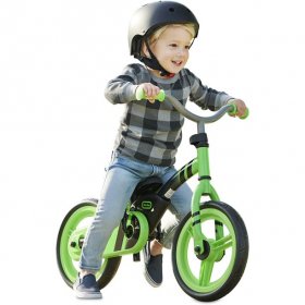 Little Tikes Little Tikes My First Balance-to-Pedal Training Bike for Kids in Green,Ages 2-5 Years, 12-Inch, 649615C