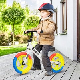 SINGES Lightweight Balance Bike, Kids Training Bicycle with Height Adjustable Seat, No-Pedal Pre Walking Bike for Toddler & Children Ages 2 to 6 Years