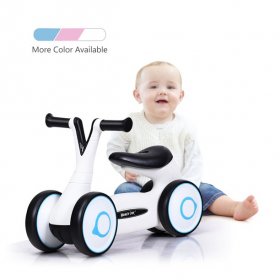 Costway Honey Joy Baby Balance Bike Bicycle Mini Children Walker Toddler Toys Rides No-Pedal White