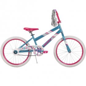 20" Huffy Girls' Sea Star Bike, Aqua Blue