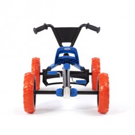 Berg Buzzy Nitro Toddler Adjustable Compact Pedal Powered Safe Go Kart, Blue