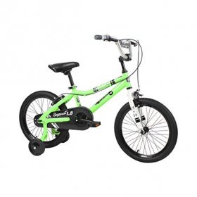 Duzy Customs 18 Green Kids Bike With Five Minute Quick Assembly, Skyquest